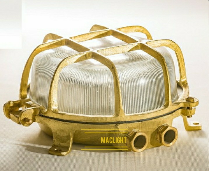 2321PT Pirinç Tavan Armatürü Yuvarlak